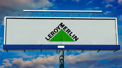 Cartel de una tienda de Leroy Merlin