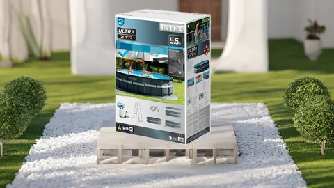 Piscina Elevada Redonda Con Depuradora Ultra Xtr Frame Intex