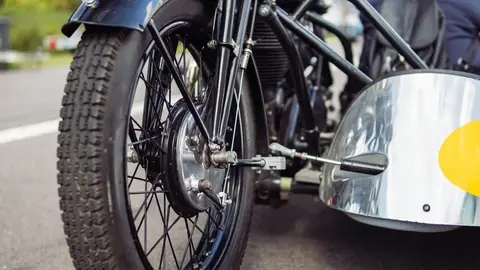 Imagen de archivo de una motocicleta