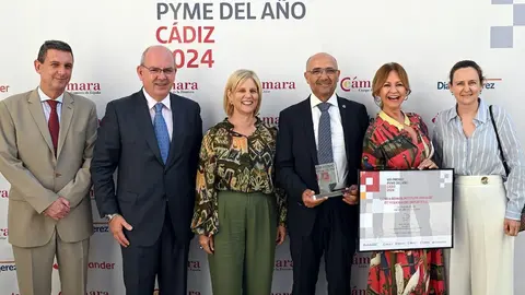 Ppremio PYME de C&aacute;diz 2024 de la C&aacute;mara de Comercio