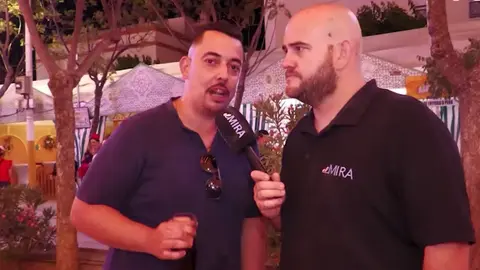 Jes&uacute;s Catal&aacute;n en la Feria de Sanl&uacute;car de Barrameda