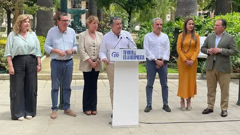 Antonio Sanz, durante un acto de Huelva