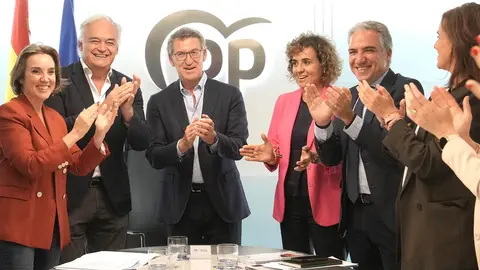 Reuni&oacute;n del PP nacional tras los resultados de las Elecciones Europeas del 9J