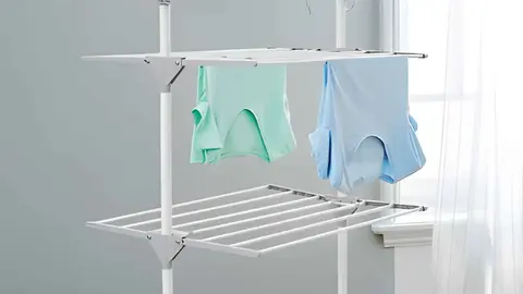 Tendedero de torre con 3 niveles de Lidl