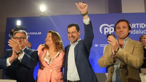 Juanma Moreno, junto a Juan Ignacio Zoido, Carmen Crespo y Antonio Repullo