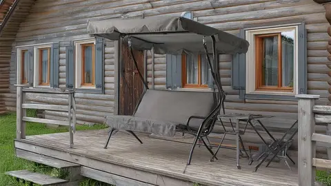 Balanc&iacute;n de tres plazas BOLTON de Leroy Merlin