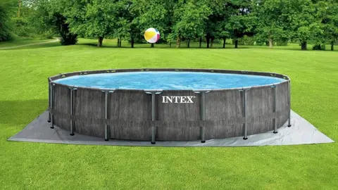 Piscina desmontable redonda con depuradora Greywood Intex de Decathlon