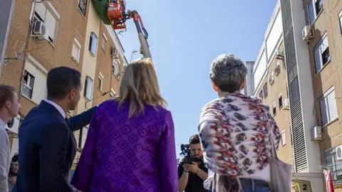 La alcaldesa, Pilar Miranda, ha supervisado los trabajos que se realizan en la zona