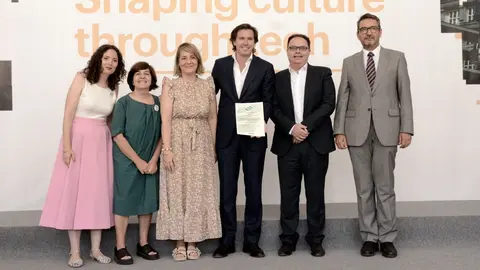 Imagen del acto de entrega de los premios Expone