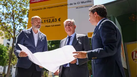 Jos&eacute; Luis Sanz anuncia el inicio de las obras en la calle Murillo
