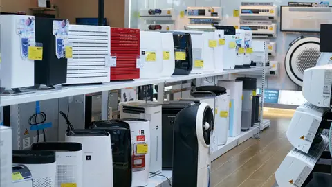 Climatizadores en el supermercado