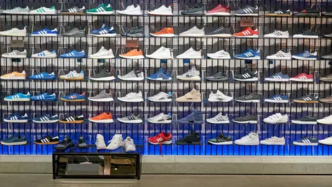 Adidas interior de tienda