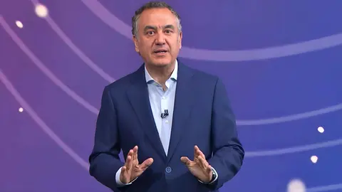 Roberto Brasero da la predicci&oacute;n del tiempo en Antena 3