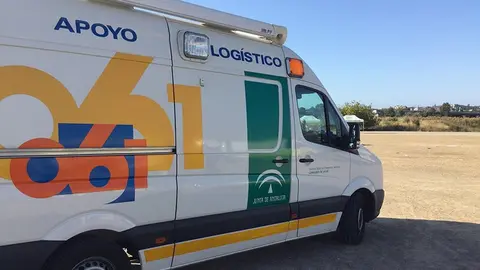 Una ambulancia se person&oacute; en el lugar de los hechos