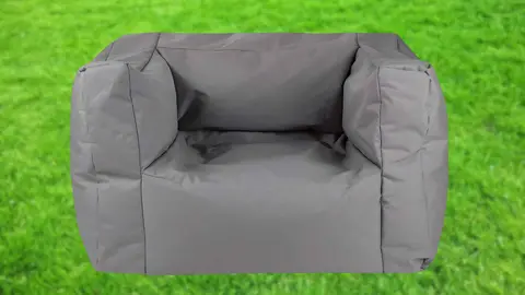 Puf de exterior con reposabrazos Livarno Home de Lidl