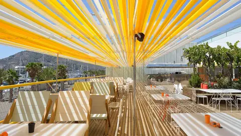 Terraza de verano chillout