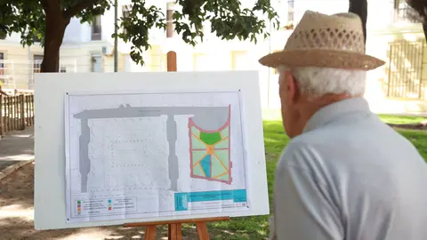 Obras en la Plaza Madrid de Jerez | Cristo Garc&iacute;a