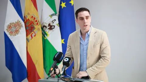 Jaime Espinar en la rueda de prensa | Cristo Garc&iacute;a
