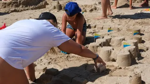 Castillos de arena en las playas de C&aacute;diz