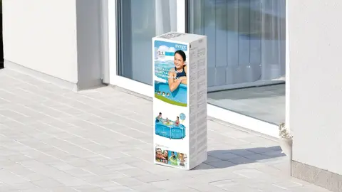 Piscina tubular redonda Metal Frame Beachside INTEX en Decathlon