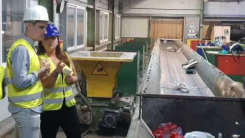 Jaime Espinar en la planta de las Calandrias