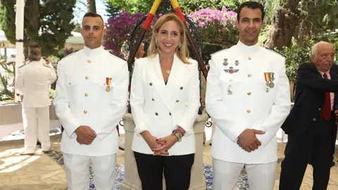 Almudena Mart&iacute;nez con Adri&aacute;n Gonz&aacute;lez y Manuel Alfonso Fern&aacute;ndez
