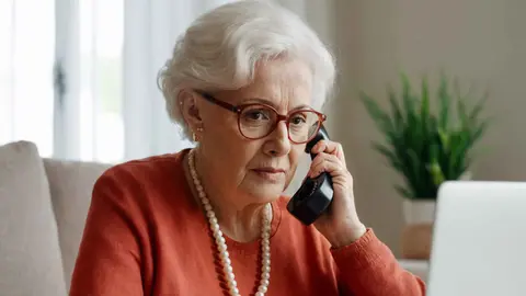 Una pensionista preocupada por el estado de su pensi&oacute;n de viudedad
