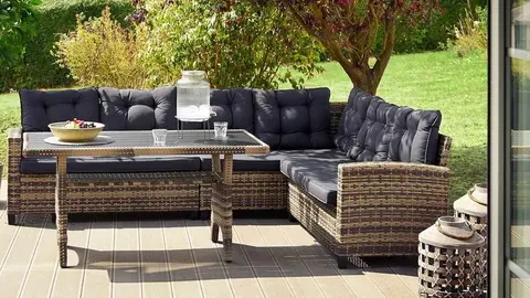 Conjunto de muebles de exterior TecTake en Amazon