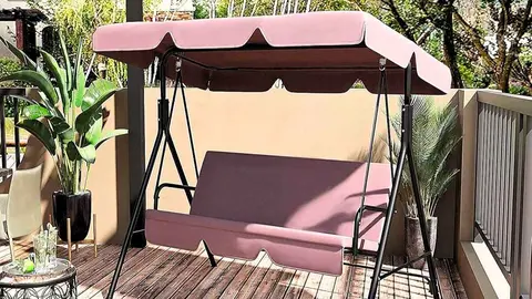 La hamaca de terraza para dos personas con toldo Outsunny en Amazon