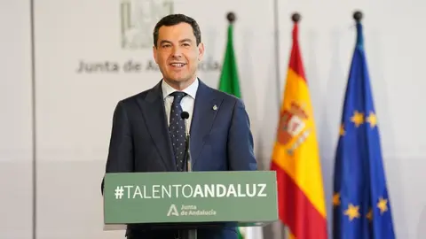 Juanma Moreno, presidente de la Junta de Andaluc&iacute;a