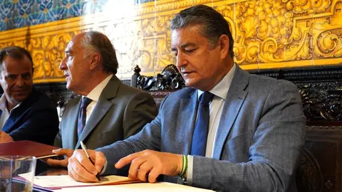 Antonio Sanz, durante una visita reciente a Algeciras