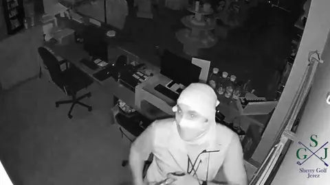 Im&aacute;genes del robo en Sherry Golf Jerez