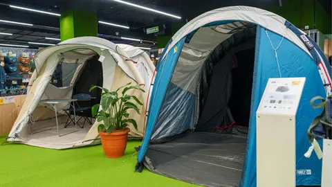 Tienda de campa&ntilde;a de Decathlon