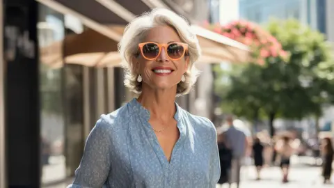 Una mujer tras comprar en las rebajas de El Corte Ingl&eacute;s