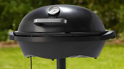 Barbacoa el&eacute;ctrica de sobremesa y con soporte de Lidl