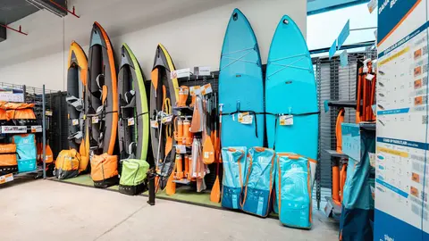 Secci&oacute;n de suf de Decathlon