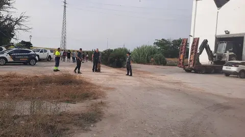 Imagen del dispositivo establecido por la Guardia Civil