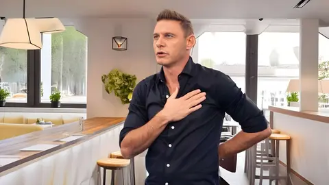 Joaqu&iacute;n sorprendido junto a Susana en un restaurante en Los &Aacute;ngeles