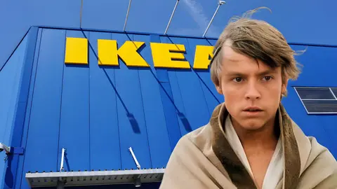 Una l&aacute;mpara igualita a la estrella de Star Wars rebajada en IKEA