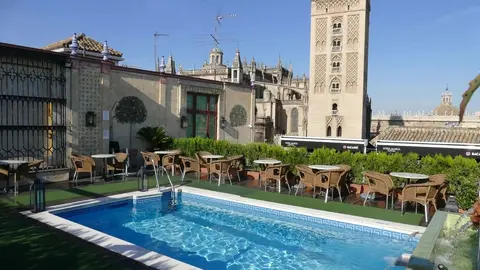 Imagen de un hotel en pleno centro de Sevilla