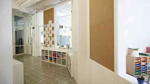 Imagen del interior de una escuela salesiana