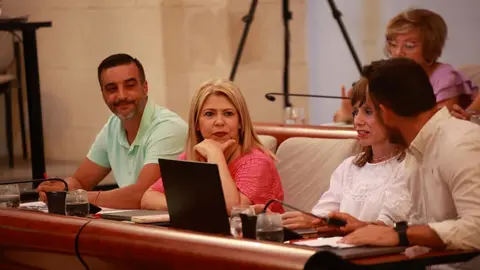 Mamen S&aacute;nchez en el Pleno del Ayuntamiento de Jerez | Cristo Garc&iacute;a