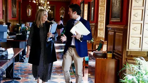 Marifr&aacute;n Carazo, en una imagen del pleno de julio