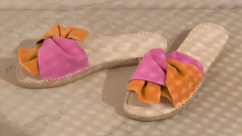 Alpargatas planas en piel con puntera redonda y pala anudada en El Corte Ingl&eacute;s