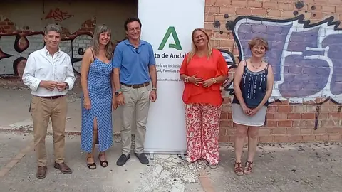 Imagen de la visita institucional a Adacea