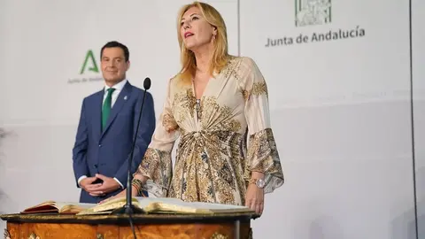 Carolina Espa&ntilde;a, consejera de Econom&iacute;a y nueva portavoz del Gobierno de Andaluc&iacute;a