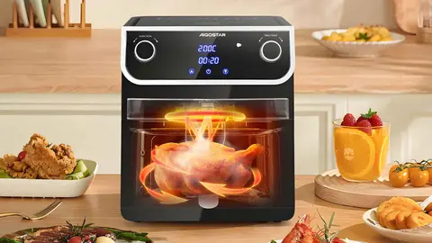 Freidora de aire Aigostar 1700 W y 8 L de Carrefour