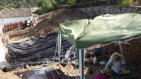 Emplazamiento del futuro Parque de la Memoria en Benamahoma