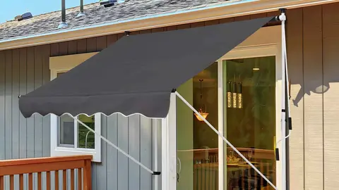 Toldo retr&aacute;ctil de operaci&oacute;n manual de Leroy Merlin