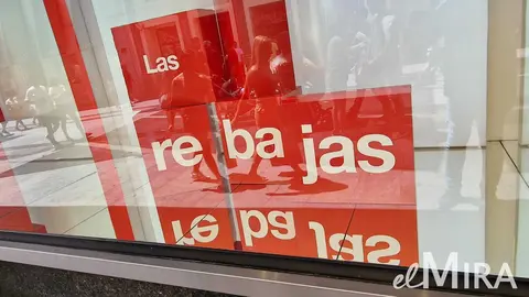 Escaparate de El Corte Ingl&eacute;s, Rebajas